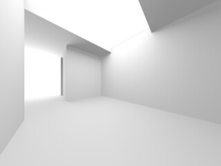 Obraz premium Abstract White Architecture Design Concept