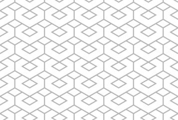 The geometric pattern with lines. Seamless vector background. White and gray texture. Graphic modern pattern. Simple lattice graphic design.