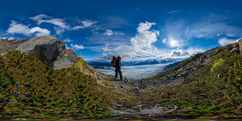 Torres del Paine en 360 grados. Paso John Gardner