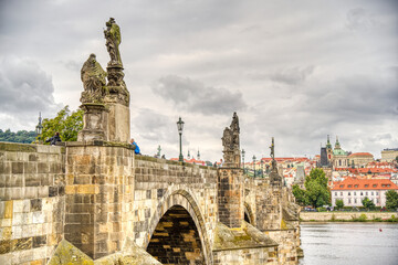 Fototapeta na wymiar Prague Historical Center, HDR Image
