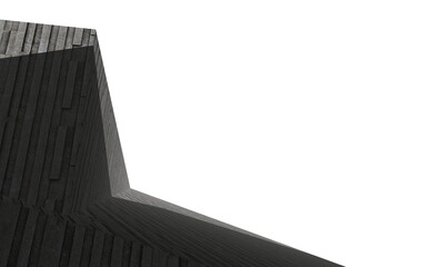 abstract concrete shape 3d illustration