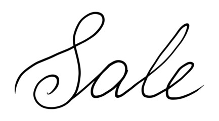 Hand written lettering illustration vector template calligraphy sign