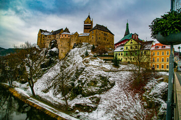 Karlovy Vary, Loket castle. Czech.