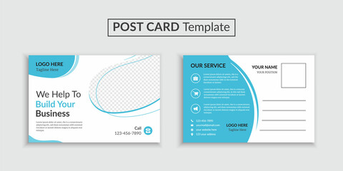 Creative Corporate Business Postcard EDDM Design Template Layout