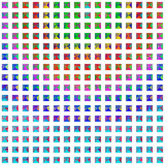 Backgrounds scrapbooking and digital creativity. Pixels in the form of a set of squares. A grid of tiles. Stylization of precious stones. Sparkling facets on the dark. Colorful texture.Packaging paper