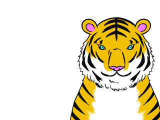 年賀状・謹賀新年・虎・寅