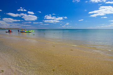 Summer sunny day at sea