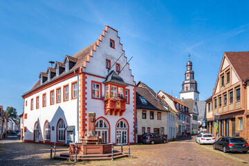 Fototapeta na wymiar Rathaus, Nidderau, Windecken, Hessen, Deutschland 