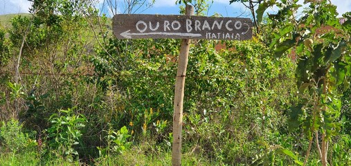 Placa de sinalização