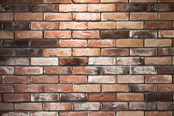 Obraz premium Exterior brick wall texture background.