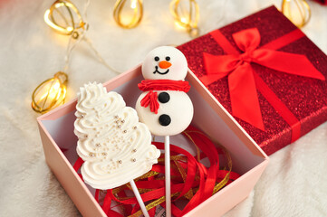 christmas cookies and gifts