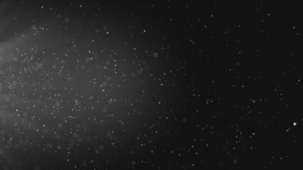 Particles awards dust gradient abstract background. Futuristic glittering in space.	
