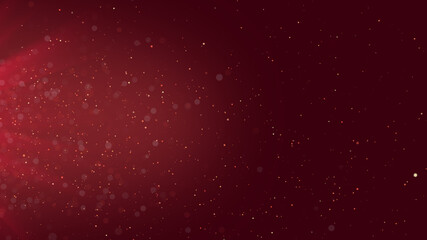 Particles awards dust gradient abstract background. Futuristic glittering in space.	