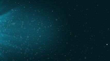 Particles awards dust gradient abstract background. Futuristic glittering in space.	