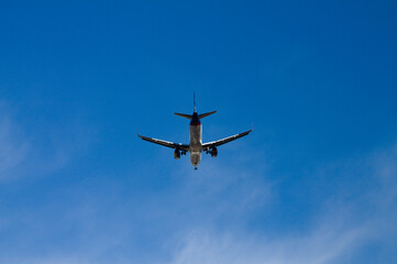 airplane in the sky