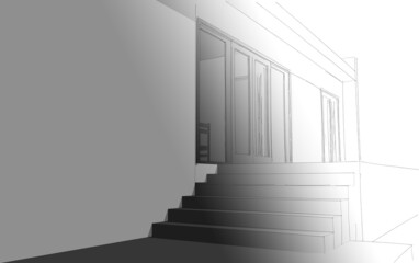 Obraz premium stairway to the light