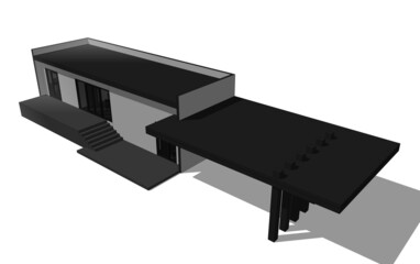 black and white computer