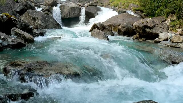  Alpine Landscape on Nardis Waterfalls