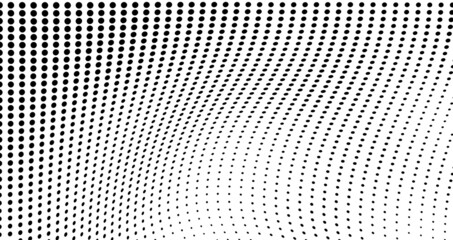 Abstract halftone texture wave monochrome