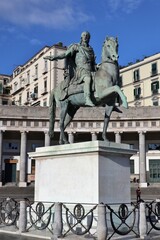 Napoli - Ferdinando I in Piazza Plebiscito