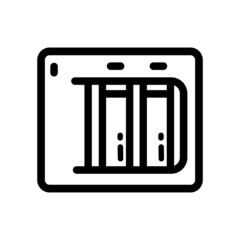 water purification outline icon