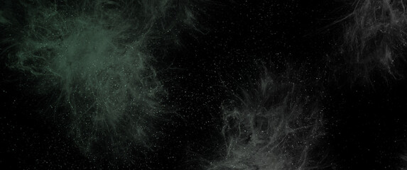 abstract space, colorful nebula, stars and sky