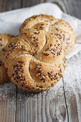 Freshly baked bread
