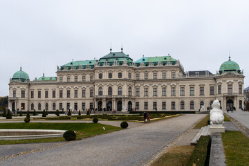 Fototapeta premium Belvedere Palace in Vienna, Austia, Europe