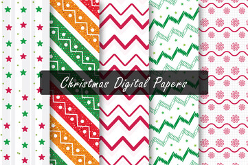 Christmas digital paper,Christmas digital paper pack vector,Digital Scrapbook paper,christmas printable paper,,christmas background,Christmas paper