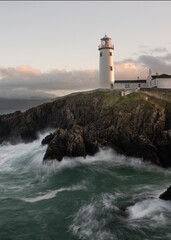 Fanad Rough Seas 
Fanad Lighthouse situated in Co Donegal, Ireland.  One of the country's most famous lighthouse dating back over 200 years undisturbed by the battering from the Atlantic Ocean.