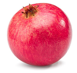 pomegranate fruit isolated on a white background. clipping path