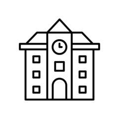 Collage vector outline icon for web isolated on white background EPS 10 file