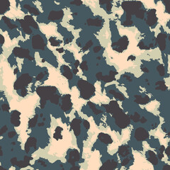 camouflage pattern seamless. vector spots print.
