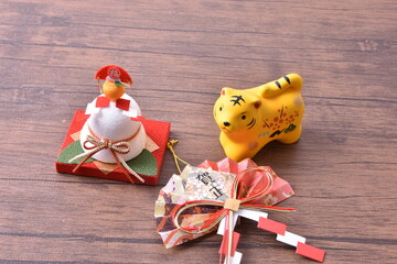 虎年とお正月イメージ