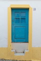 Unknown house door in Portugal.