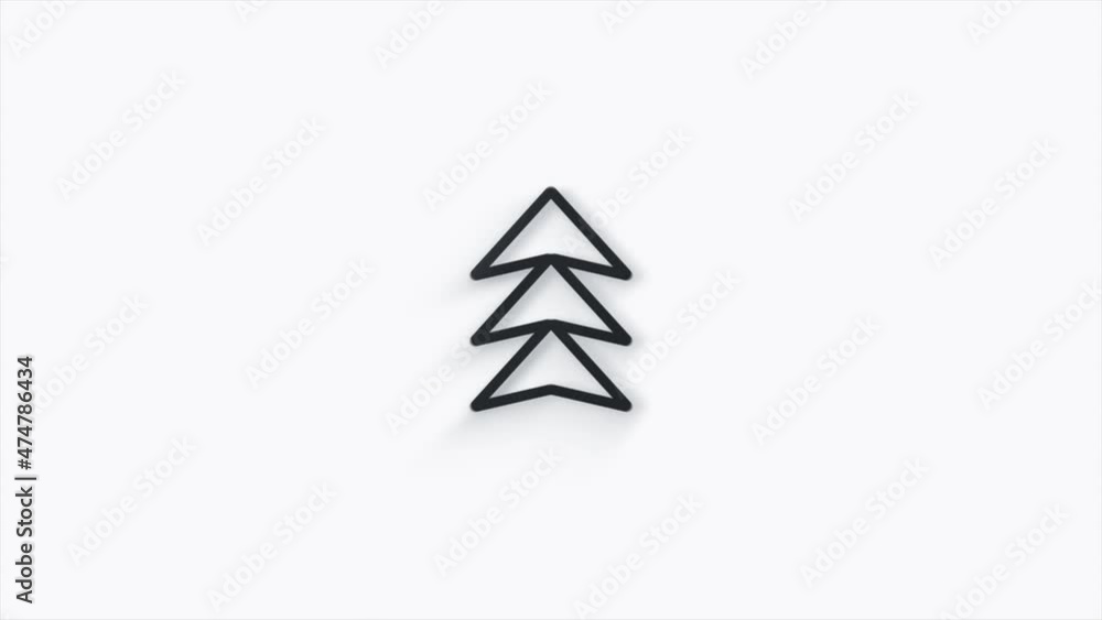 Poster Line Swipe up animation button. Application and social network icons, swipe up for advertising. Social media scroll arrows. 4K video animation with alpha channel