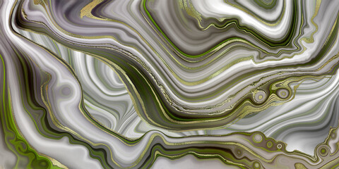 Fototapeta premium abstract green grey agate background