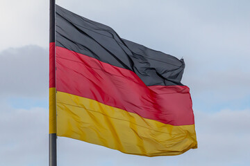 German national flag. Germany. DE