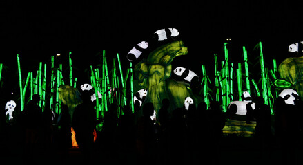 Pandas de luz