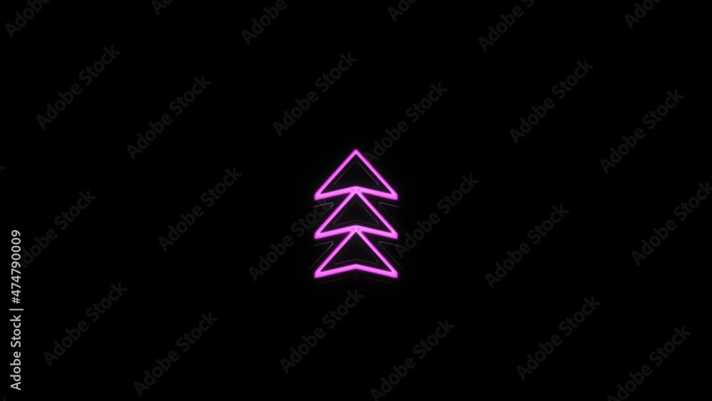 Poster Swipe up neon icon. Scroll arrow up drag button up social media interface action icon. Motion graphic. Swipe up animation footage.