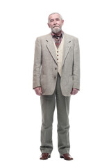 full-length. casual elderly man in business clothes .