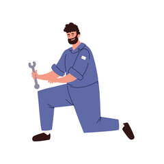 technician man with spanner