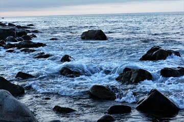 Obraz premium Mar y rocas