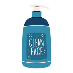 skin care clean face