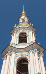 Fototapeta na wymiar bell tower of St. Nicholas Cathedral