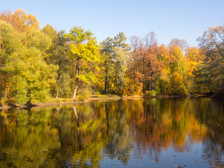 landscape with water reflections