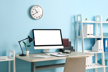 Interior of modern comfortable office