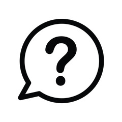 question mark bubble