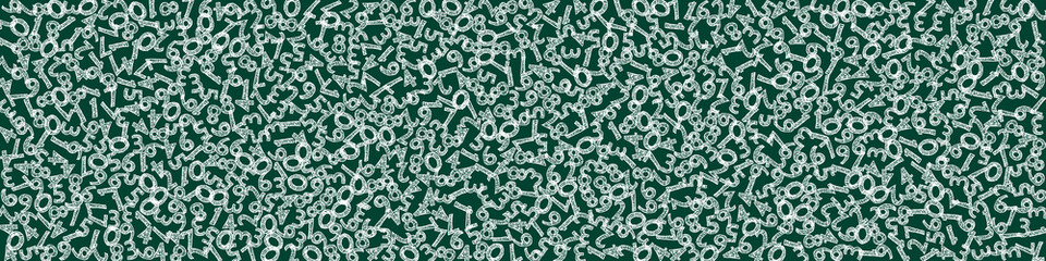 Obraz premium Falling handdrawn chalk numbers. Math study concept with flying digits. Decent back to school mathematics banner on blackboard background. Falling numbers vector illustration.