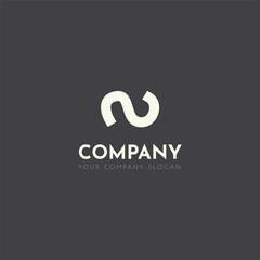letterform logo suitable for companies with n or s or something similar